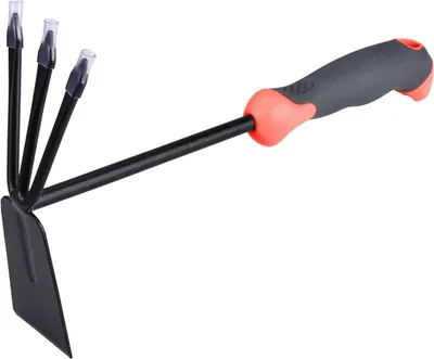 Image de Houe de jardin avec cultivateur à trois dents, longueur 31cm