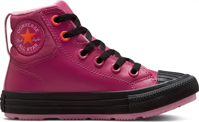 Produktbild von Converse Chuck Taylor All Star Berkshire Boot Kids - Midnight Hibiscus / Schwarz Leder Größe: 35 Normal