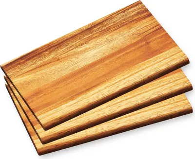 Produktbild von KESPER | Frühstücksbrettchen | 3er Pack | Akazienholz | Holz Schneidbrett für den täglichen Gebrauch | ideal zum servieren von Speisen