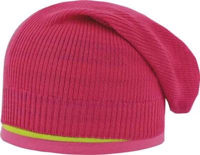 Produktbild von d-generation - Mädchen Strick-Boho mit Topfmütze 2-teilig raspberry pink 51 cm