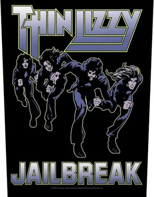 Immagine prodotto di Thin Lizzy - Toppa "Jailbreak" RO3254 (Taglia unica) (Nero/Blu)