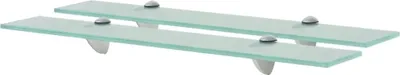 Produktbild von Schweberegale 2 Stk. Glas 60x20 cm 8 mm