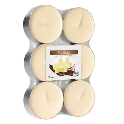 Zdjęcie produktu dla Bispol Podgrzewacze zapachowe maxi Vanilla, 6 sztuk