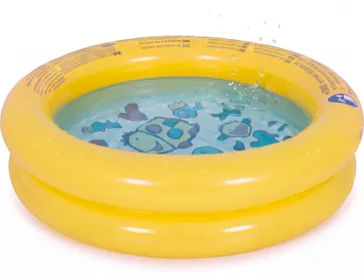 Produktbild von SunClub Baby-Planschbecken „Tiermotiv“ aufblasbar - Kinderpool rund Ø 61 x 12,5 cm, KI-generiertes Bild