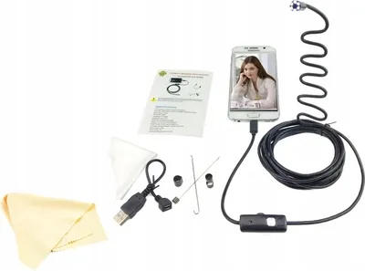 Zdjęcie produktu dla ENDOSKOP / KAMERA INSPEKCYJNA do Telefonu na ANDROID / USB 1,5M 5.5mm