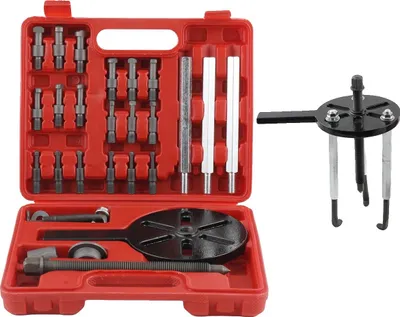 Immagine prodotto di Utensile per l'estrazione dei cuscinetti, design a tre artigli, stoccaggio compatto, struttura resistente