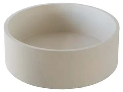 Produktbild von Rundes Beton Aufsatzwaschbecken mit 37 cm Durchmesser und 12,5 cm Höhe