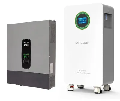 Image de Batterie lithium-ion avec onduleur hybride solaire - LFP48-314 + 4811B - LiFePO4 - 314 Ah - 16,07 kWh - 51,2 V - 11 kW - 220/230 V