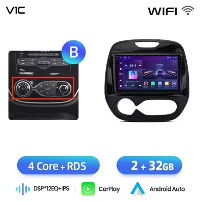 Immagine prodotto di Autoradio Android – Schermo touchscreen HD da 9 pollici – CarPlay e Android Auto wireless – Processore DSP integrato