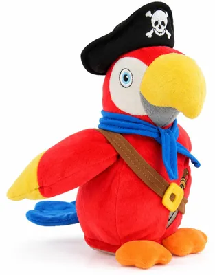 Obrázek produktu pro Papoušek PARRY pirát blábolí všechno po večírku gag bobblehead 22,5cm NEW