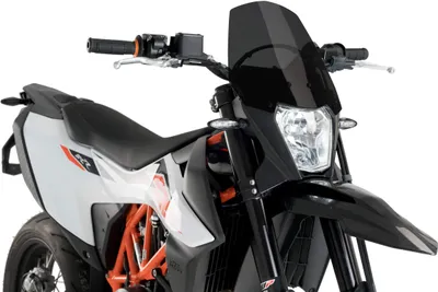 Obrázek produktu pro Tmavě kouřová sportovní obrazovka PUIG schválená ABE pro Ktm
