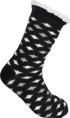 Produktbild von styleBREAKER Uni ABS Stoppersocken mit Teddyfutter und Punkte Muster, ABS-Socken, Größe 35-42 EU / 5-10 US / 4-8 UK 08030010