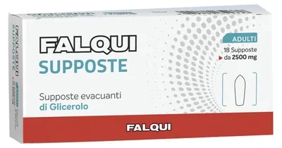 Immagine prodotto di Supposte Falqui 18 Supposte Con Glicerina 2500Mg Adulti