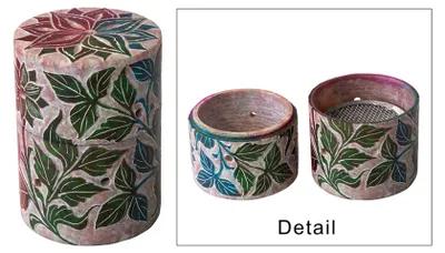 Produktbild von Räuchergefäß Zylinder mehrfarbig 6x8cm