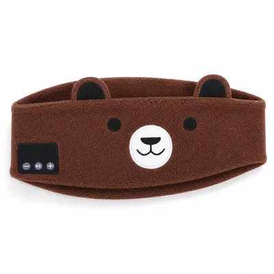 Produktbild von Schlafkopfhörer Bluetooth Stirnband, kuscheliges Musik Kopfband mit Mikrofon, Stereo Sound, 8h Akku, für Schlafen, Sport und Reisen
