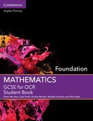 Produktbild von GCSE Mathematics for OCR Foundation Student Book