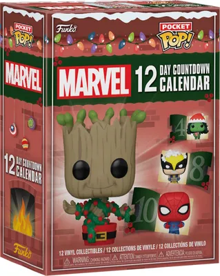 Produktbild von Marvel 12 Tage Adventskalender Funko Pocket Pop!