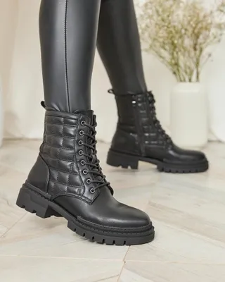 Produktbild von Royalfashion Gesteppte Damenstiefel in schwarz Aforme, Größe 36