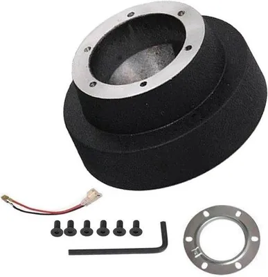 Produktbild von Lenkradadapter – Nabenersatz – Auto-Tuning – Aluminiumkonstruktion – 75 mm – Schwarz