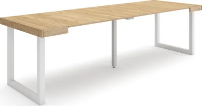 Immagine prodotto di TAPA Consolle allungabile, 262x90x73cm, Per 12 persone, Gambe in legno, Rovere