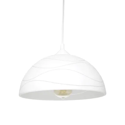 Produktbild von Hängeleuchte E27 weiss Ø30cm H:60cm dimmbar