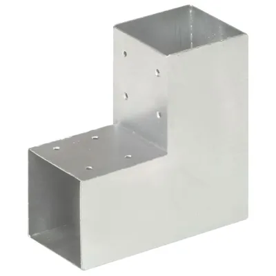 Produktbild von "SALE 2026" Pfostenverbinder 4er-set - multifunktional& Moderne - L-Form Verzinktes Metall 91 x 91 mm - Zaunzubehör DE5562184
