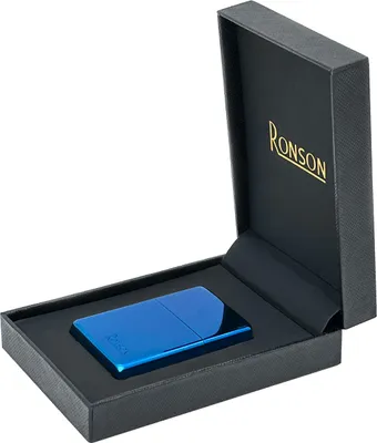 Produktbild von RONSON BLUE ICE Benzinfeuerzeug