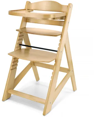 Zdjęcie produktu dla Krzesło do karmienia drewniane Moby-System WOODY - kolor naturalne drewno