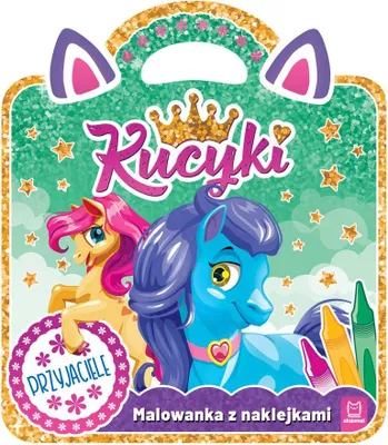Produktbild von Kucyki Malowanka z naklejkami. Przyjaciele
