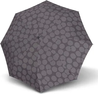 Produktbild von Knirps Taschenregenschirm Regenschirm T.205 Duomatic Nuno Amatsubu dunkelgrau