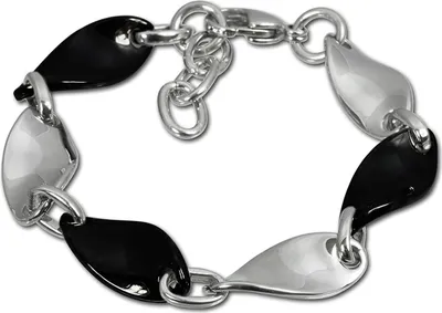 Imagen del producto de Amello Welle, pulsera de acero inoxidable y cerámica, color plateado y , para mujer. Modelo: D2ESAX08S