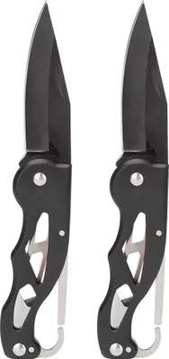 Produktbild von 2 stücke Outdoor Tragbare Falten Edelstahl Tasche Messer Überleben