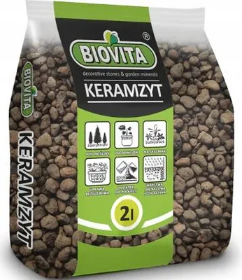 Produktbild von BIOVITA GARDENING BLÄHTON, ideal für die Drainage, 8-16 mm, 2 l