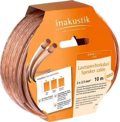 Obrázek produktu pro Inakustik 10m reproduktorový kabel Star