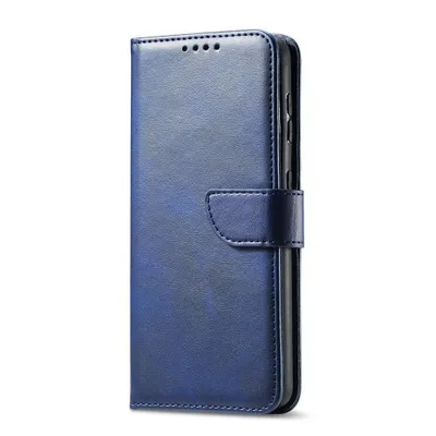 Zdjęcie produktu dla Magnet Case elegancki futerał etui pokrowiec z klapką i funkcją podstawki Samsung Galaxy S22+ (S22 Plus) niebieski