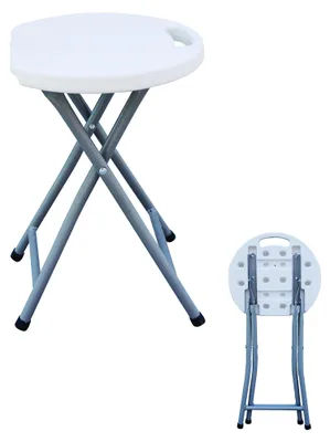 Imagen del producto de Taburete plegable, 30 x 46 cm, para uso en hostelería, taburete plegable para la cocina