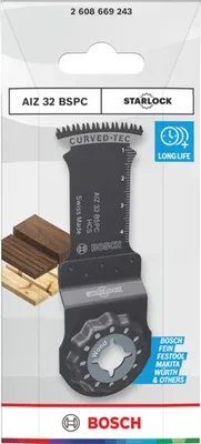 Produktbild von AIZ 32 BSPC Holz Tauchsägeblatt, Starlock, 32 x 50 mm