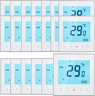 Produktbild von 20X 5A Raumthermostat thermostat Wasser Heizung Thermostat Fußbodenheizung Programmierbares wöchentliche LCD-Display Touchscreen Raumtemperaturregler