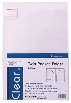 Produktbild von Interdruk TWIN Ordner Dokumentenmappe A4 Schule Büro