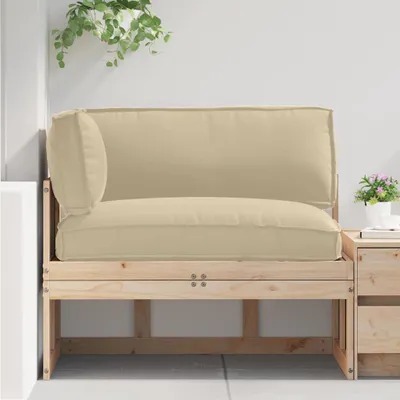 Produktbild von vidaXL Palettenkissenset 3 pcs Beige Oxford-Stoff