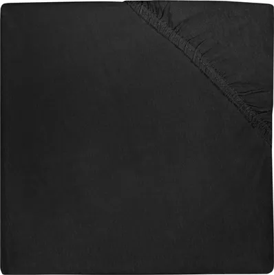 Produktbild von Jollein Spannbettlaken Jersey 60 x 120 cm Schwarz