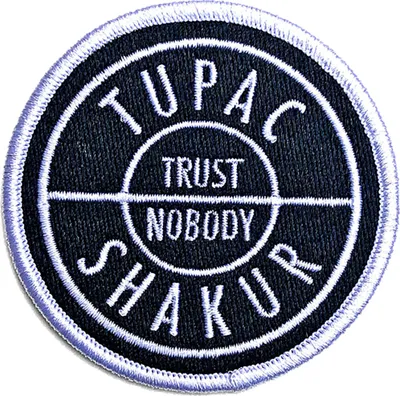 Produktbild von 2Pac Trust Aufnäher zum Aufnähen