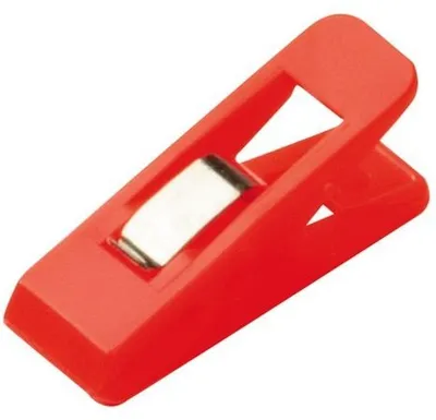 Produktbild von Briefklemmer Multi Clip Taifun 15x50mm VE=90 Stück hellrot