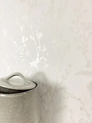 Produktbild von NEWROOM Tapete Katya Powder Rose Creme Vliestapete - Modern Blumen Blätter  Germany