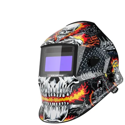 Produktbild von Schweißhelm, solarbetrieben, automatische Abdunkelung, überragende optische Klarheit , Aufkleberstil C