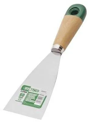 Produktbild von STALCO Farbspachtel 80mm Holzgriff