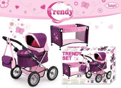 Produktbild von Trendy Pflaume Set mit Bett