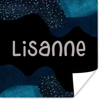 Produktbild von MuchoWow® Poster Lisanne - Pastell - Mädchen 50x50 cm - Wohnzimmerdekoration