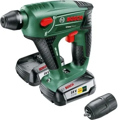 Image de Perforateur sans fil Bosch Uneo Maxx, 18V, 2 batteries 2.5 Ah, Chargeur, Coffret de transport