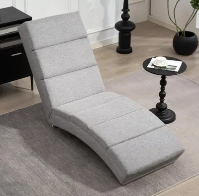 Produktbild von Polstersessel mit Rückenlehne, Relaxsessel mit Stahlbeinen, Einzelsessel für Wohnzimmer, Schlafzimmer